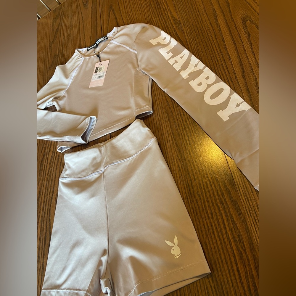 Playboy 2 piece workout set